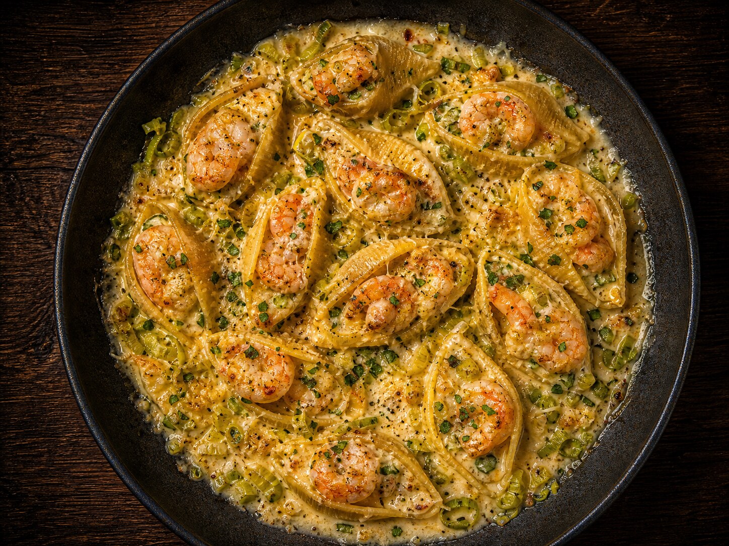 Conchiglione de camarão