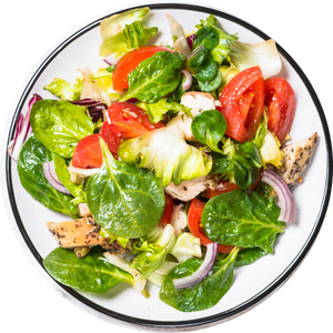 Salada de frango